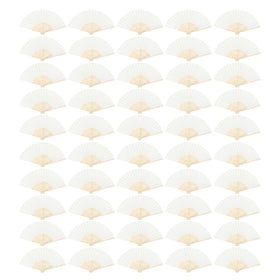 ffscafscn paper hand fan foldable in white, ideal for weddings and outdoor heat relief