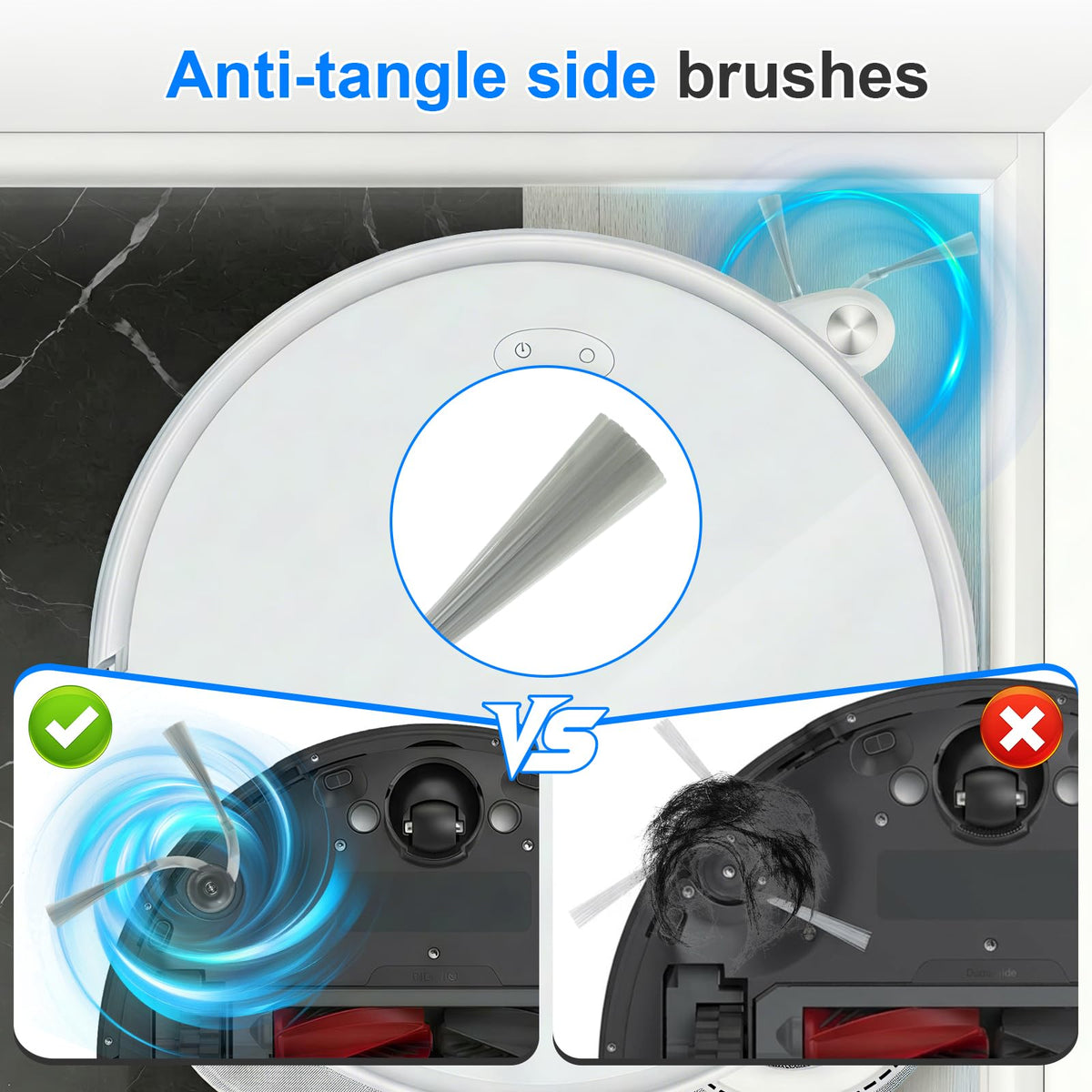FFsign 8-pack side brushes maintain edge-cleaning performance.