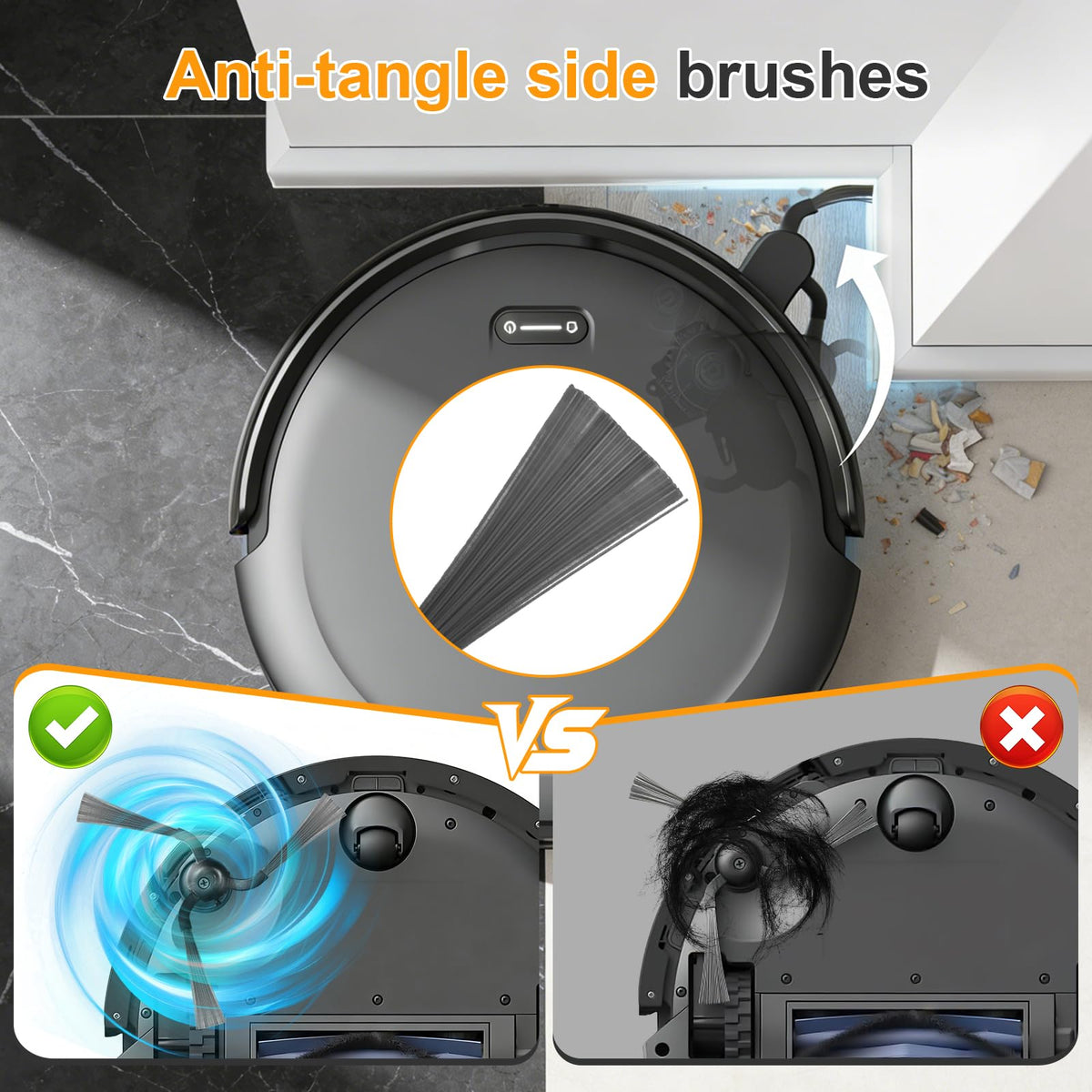 FFsign Eufy C10 roller brushes extend life and improve suction