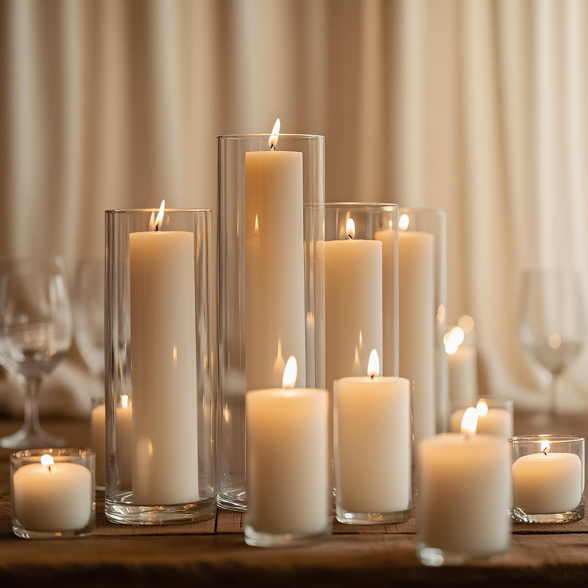 FFUW multi-height display set creates dynamic centerpieces for events