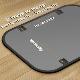 FGU mirror HD True-Reflection surface for clear daily grooming