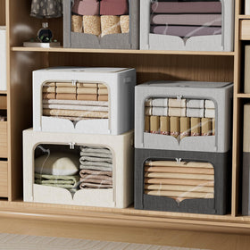 FHSQX stackable design helps maximize space in home closets.
