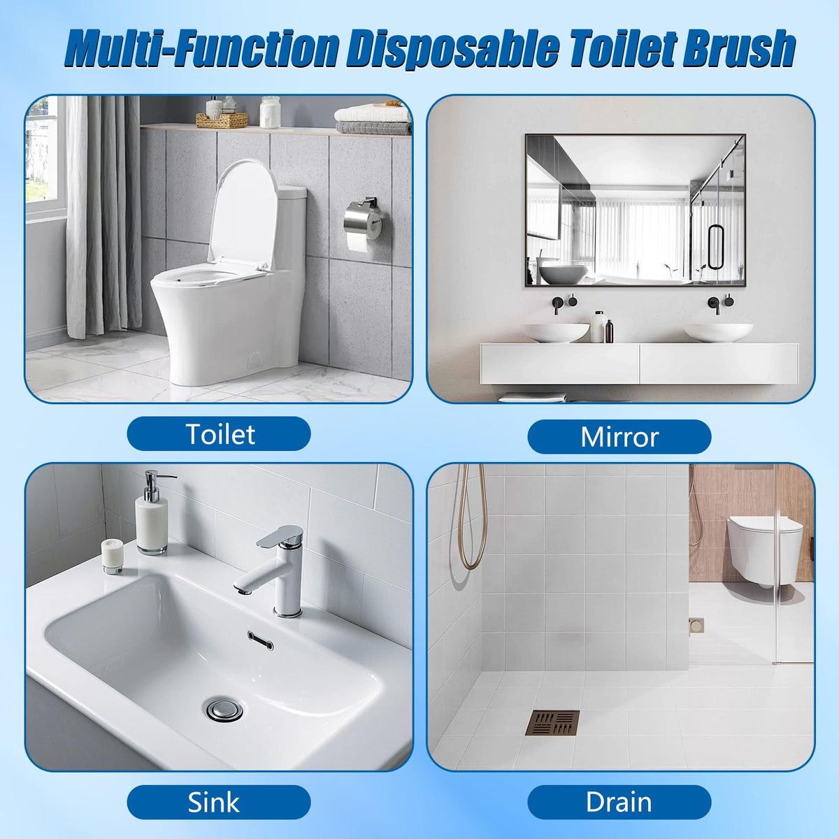 FHQZFHQ durable ABS construction ensures lasting performance in busy bathrooms
