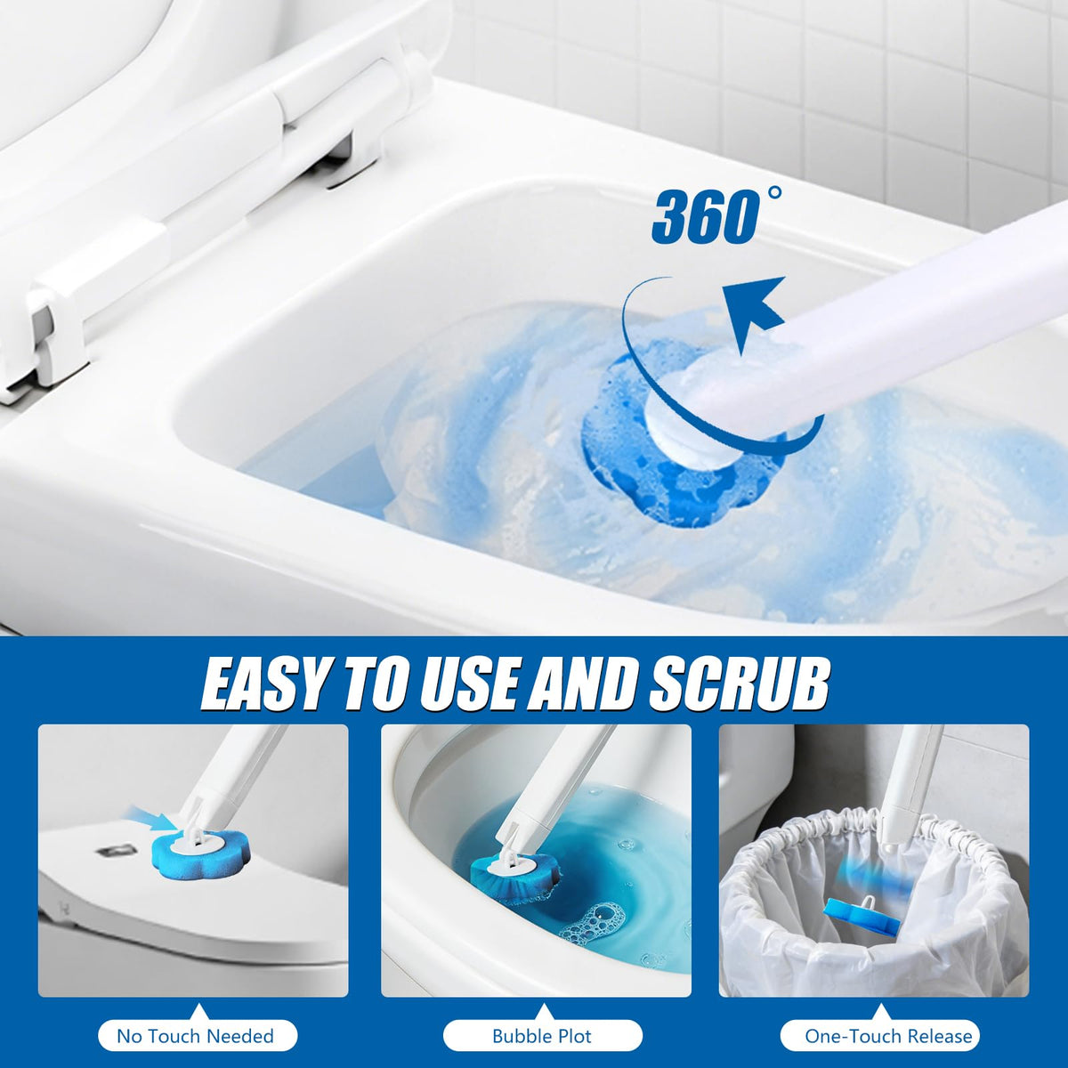 FHQZFHQ hygienic one touch disposal reduces contact with dirty heads