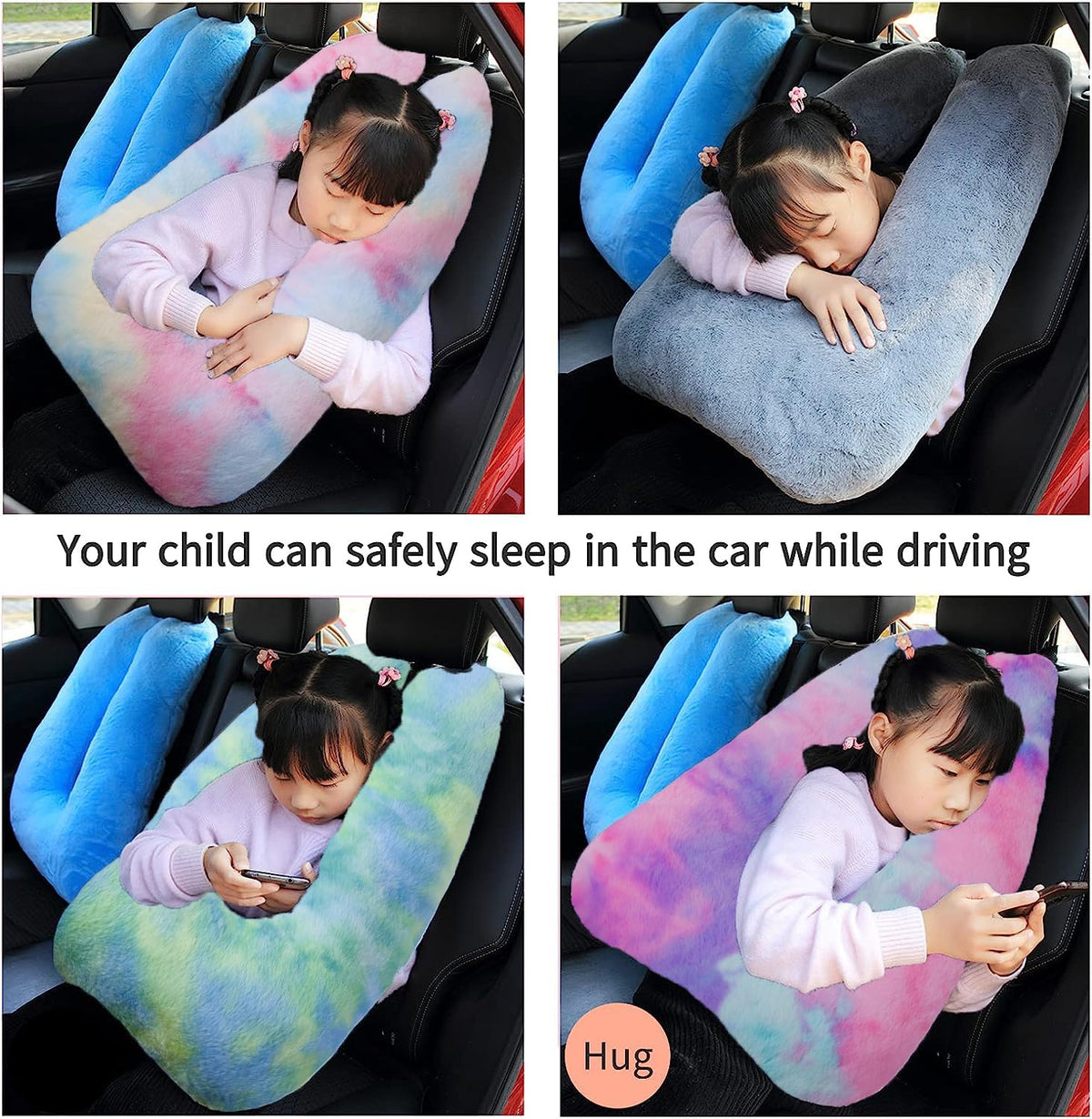 FHSGGP travel pillow in vibrant green for kid-friendly travel