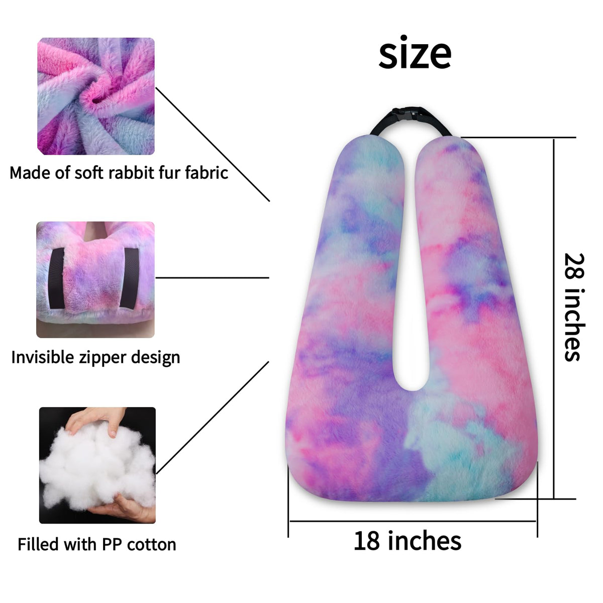 FHSGGP travel pillow ideal for kids keeps heads secure during car journeys.