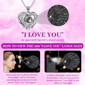 FIACO angel wing pendant accompanies a real rose for a thoughtful keepsake.