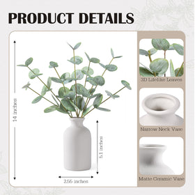 FIACO 14-inch stems with bendable wires for flexible shaping.