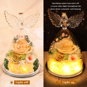FIACO deluxe gift box with roses and lights provides a memorable unboxing.