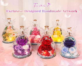 FIACO eternal rose gift box, Prime-ready gift for any occasion