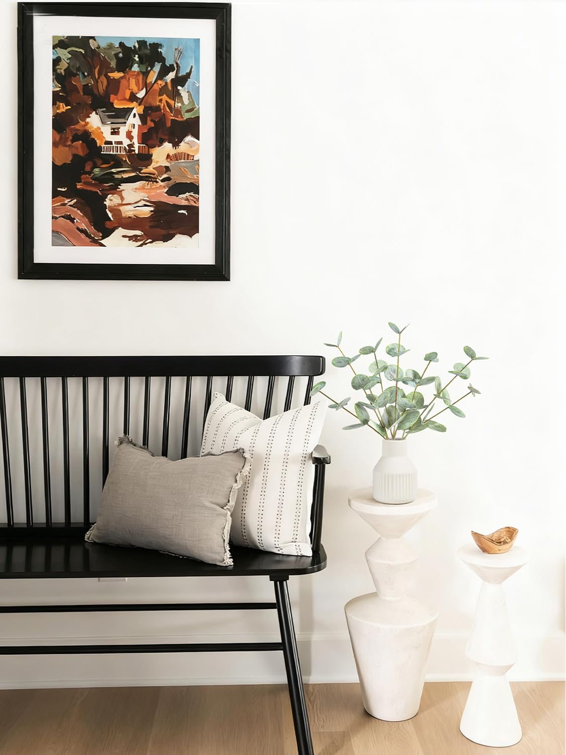 FIACO artificial plants living room decor offer evergreen charm year-round