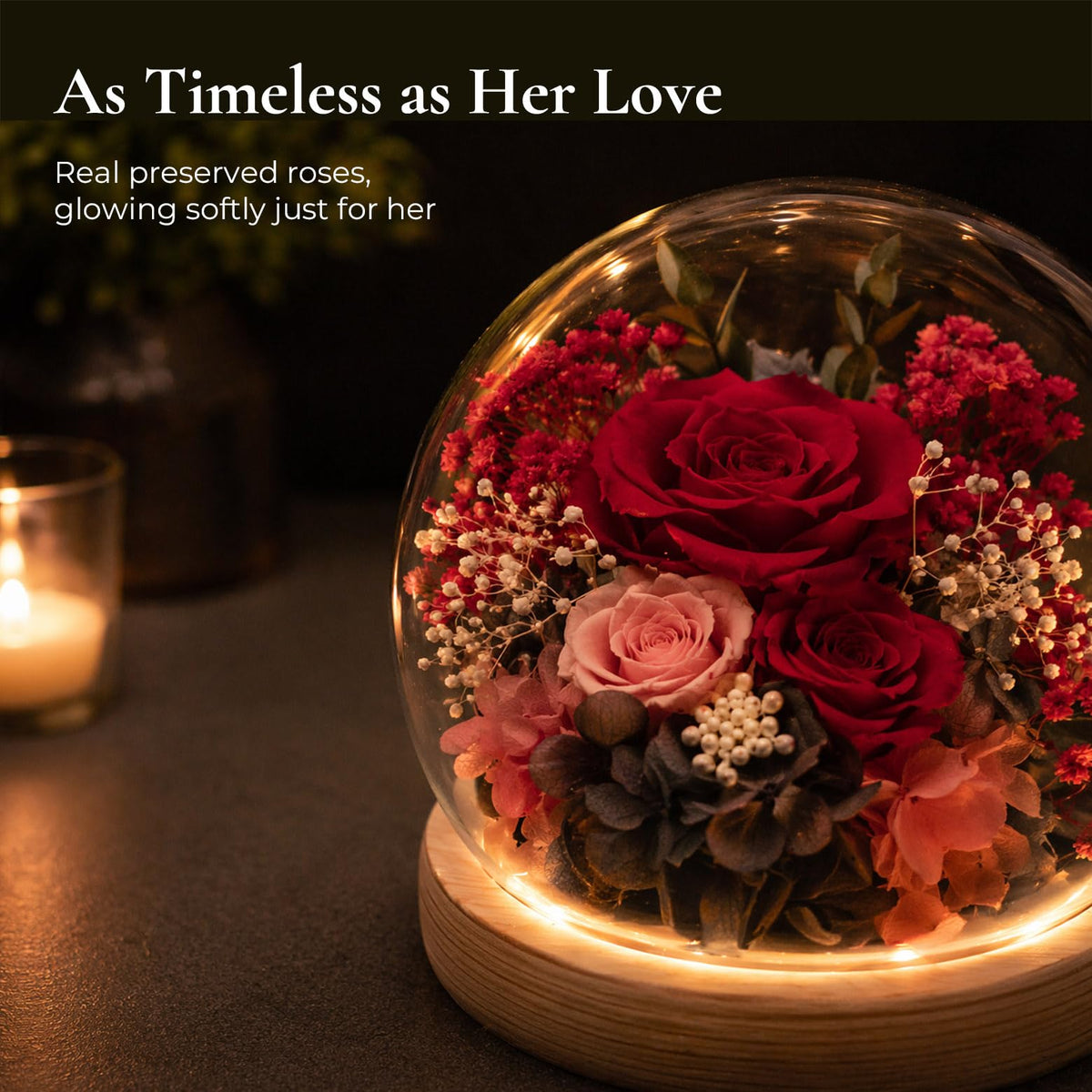 FIACO gift box eternal flowers ready to send for special occasions.