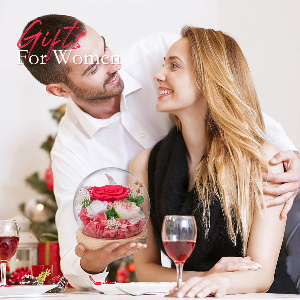 FIACO preserved rose suits birthdays, anniversaries, and holidays as a thoughtful decor gift.