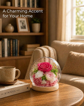 FIACO no-care forever flowers provide allergen-friendly beauty with zero watering.