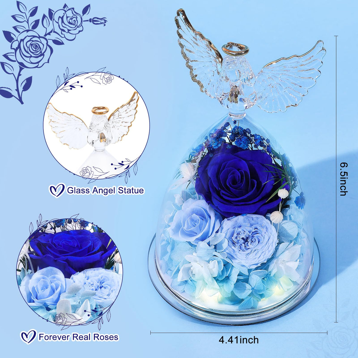 FIACO preserved rose gift box presents elegant packaging for special occasions