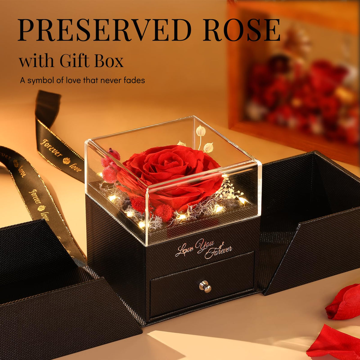FIACO gift ready box showcases elegant presentation with bag and card.