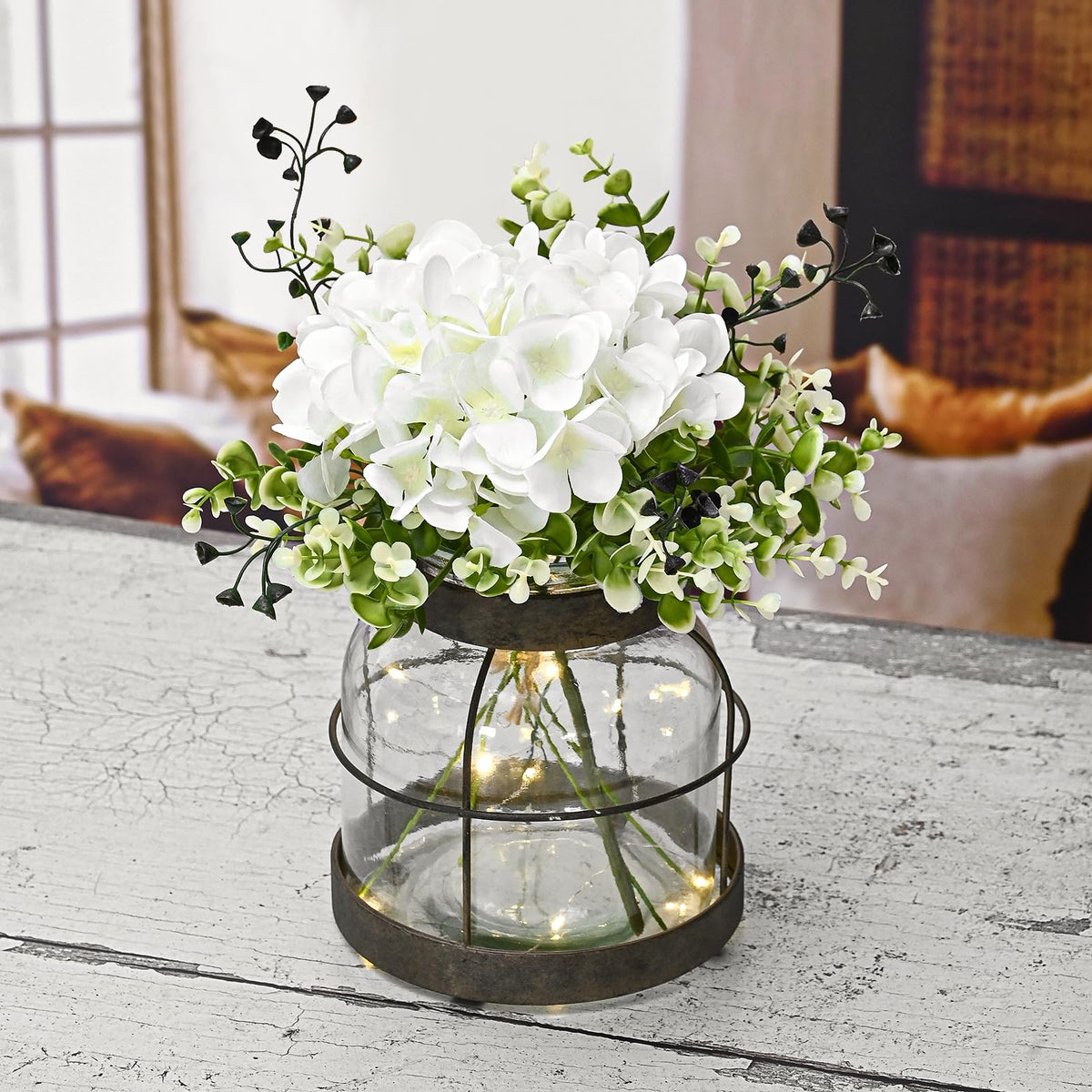 FIAHOSEY removable florals allow seasonal centerpiece changes