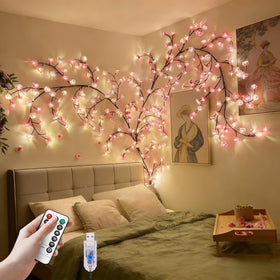 FIALAME cherry blossom light on wall creates romantic ambiance