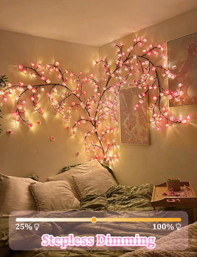 FIALAME cherry blossom tree lights with remote control for easy mood changes