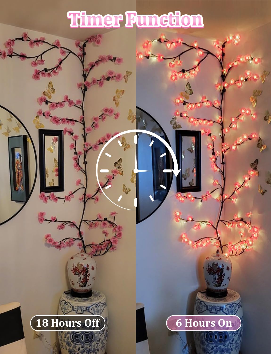 FIALAME cherry blossom decor lets you customize each bloom