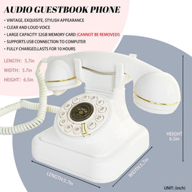 FiayaCom Audio Guest Book larger-luxury-design enhances the event table decoration