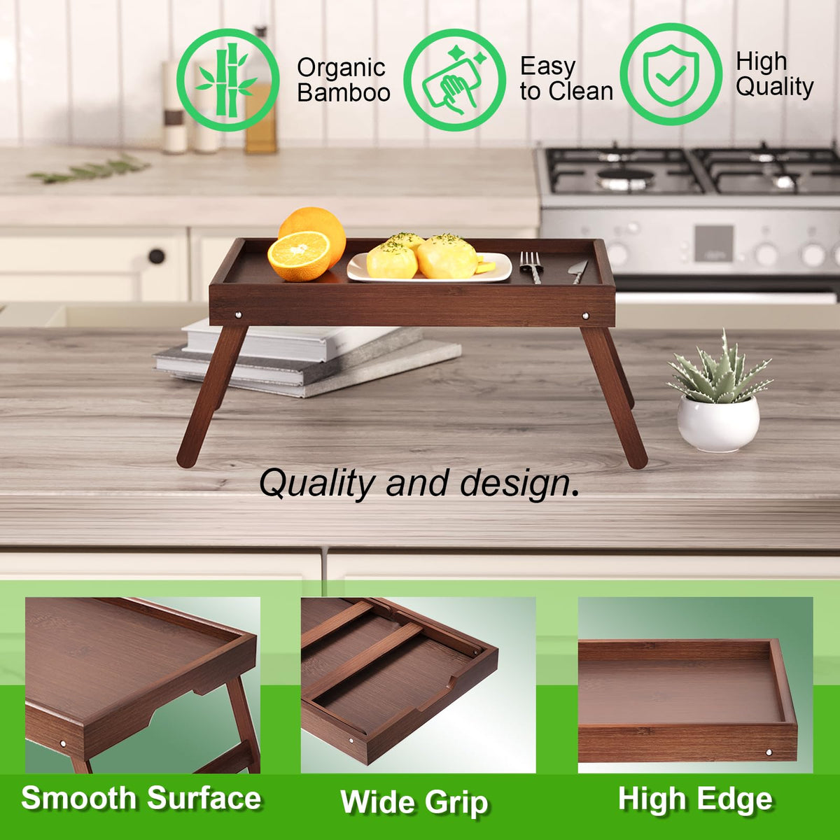 Fibogollo serving tray on sofa ideal for snacks and drinks.