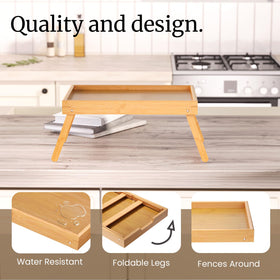 Fibogollo serving tray on sofa ideal for snacks and drinks.