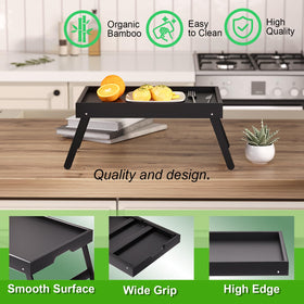 Fibogollo compact bed tray for storage and versatile room use