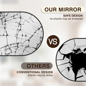 Secure, drop-tested packaging protects mirrors during delivery