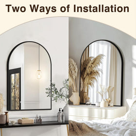 Rust-resistant finish withstands humidity in bathrooms or hallways