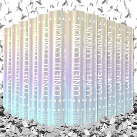 FIEKEICC silver confetti poppers in a 12-pack ready to spark celebrations.