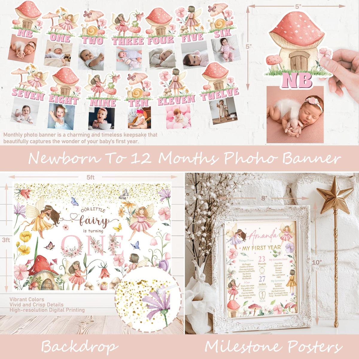 Fiesec baby crown highlights the birthday moment with a regal touch