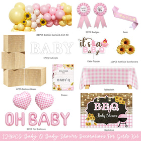 Fiesec Baby Q backdrop sets a charming photo backdrop.