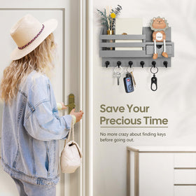 FifthQuarter durable hooks support daily items and reduce clutter.