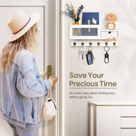 FifthQuarter wall organizer decor blending with home style and saving space.