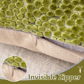 FIFU pillow with invisible zip ensures seamless, easy-to-maintain covers.