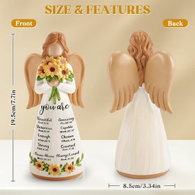 Fighting to Achieve Christian gift women, sunflowers symbolize hope and encouragement.