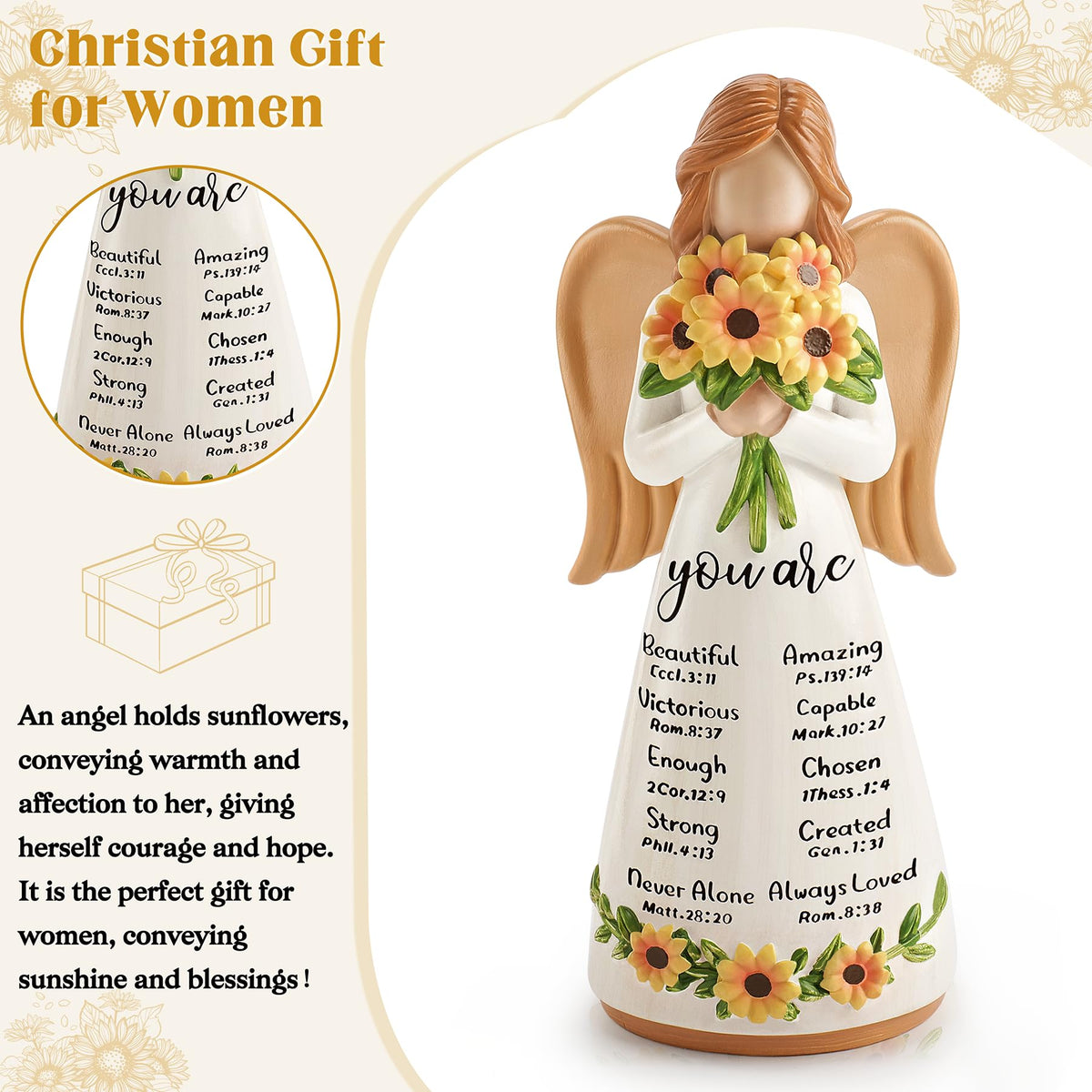 Fighting to Achieve Mother's Day gift idea with sunflowers and grace.