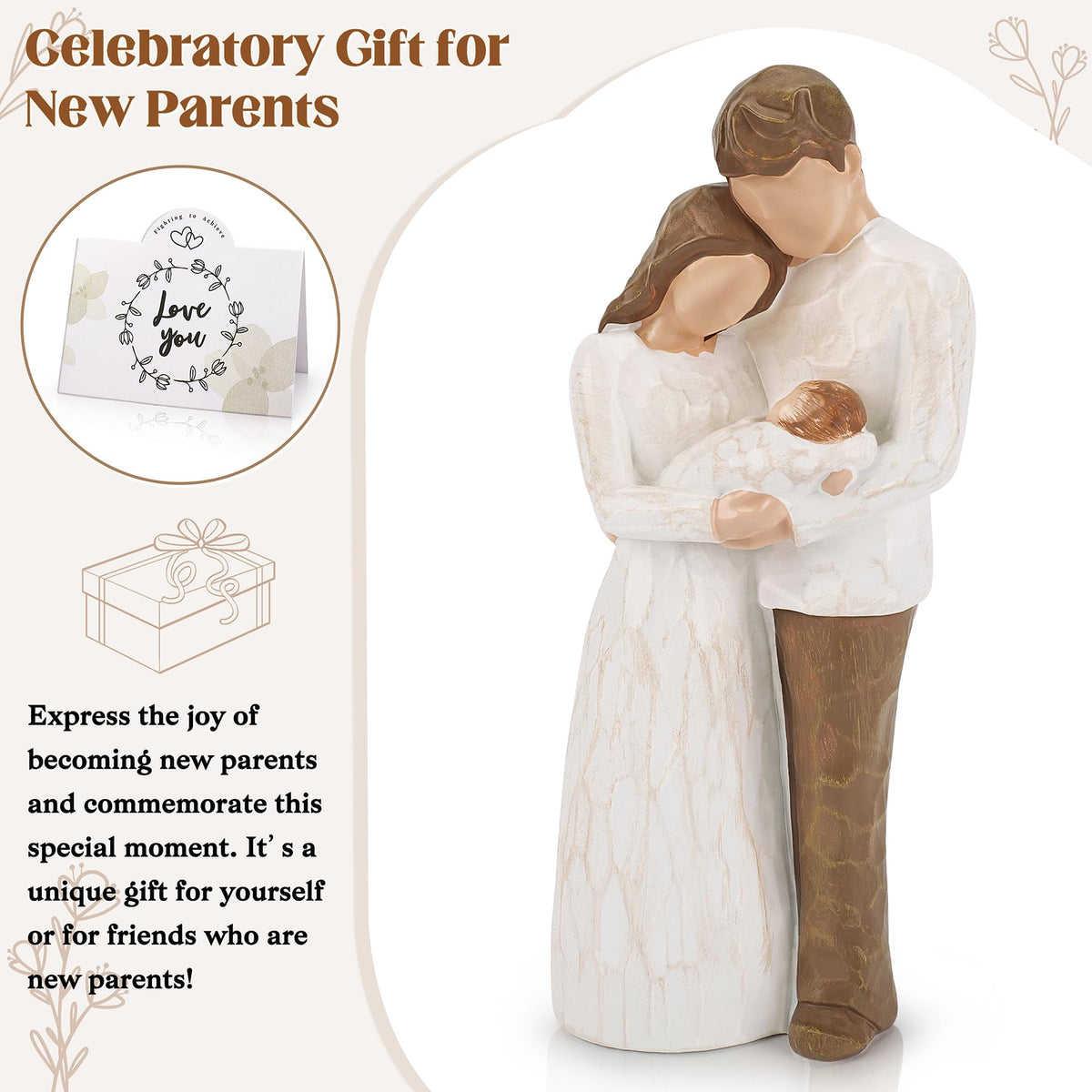 Fighting to Achieve mothers day gift figurine ideal for celebrations