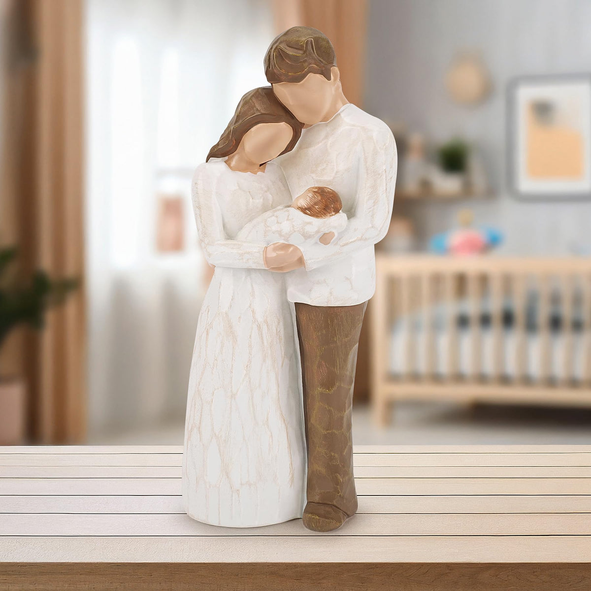 Fighting to Achieve new baby welcome statue for nursery decor