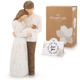 Fighting to Achieve new parents gift box with card for a warm celebration