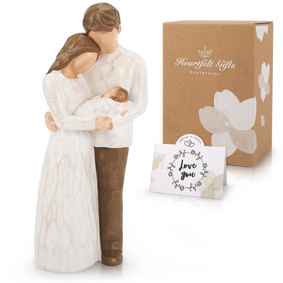 Fighting to Achieve new parents gift box with card for a warm celebration