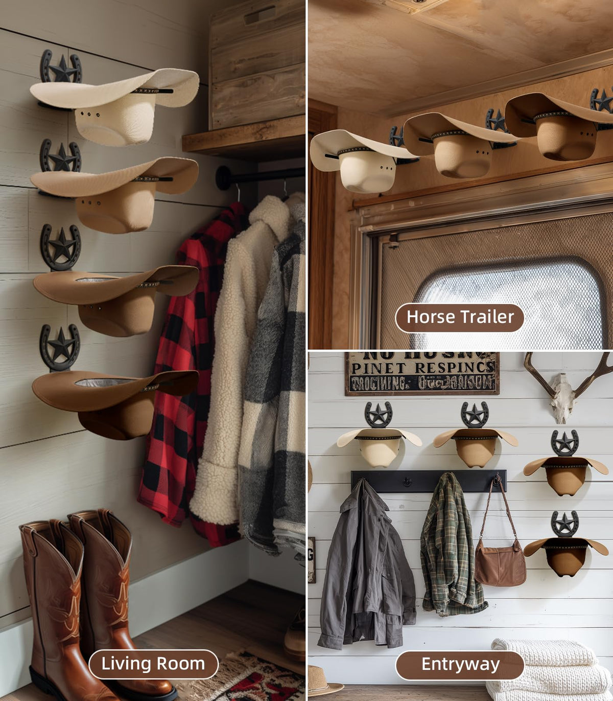 Filano hat organizer for closet or mudroom keeps gear organized