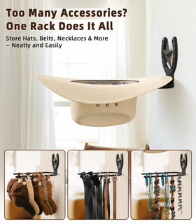 Filano rustic wall mount for hats blends with barn and entryway decor