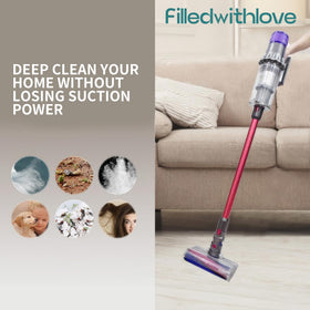 FilledwithLove Dyson V11/V15 installation shot demonstrating quick snap-in fit.