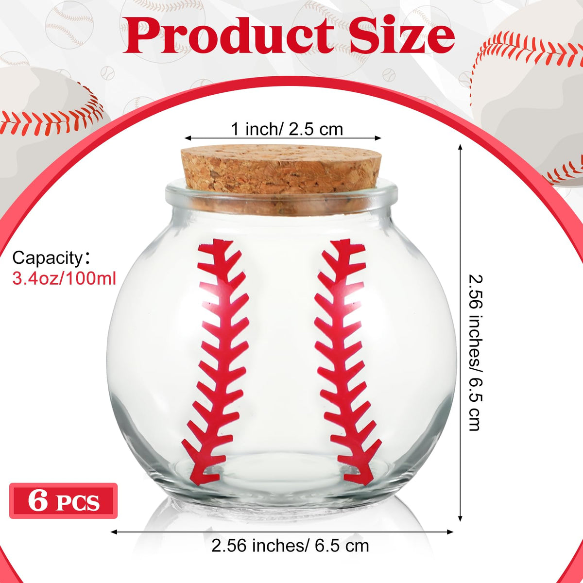 FillTouch baseball dirt jar packaging display, a convenient party favors option.