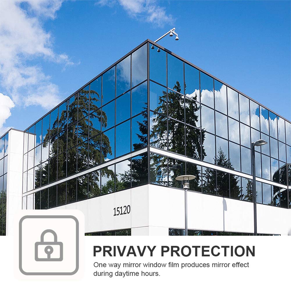Filmgoo one-way mirror tint enhances daytime privacy while preserving exterior view.