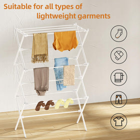 FILROUG versatile rack dries towels, clothes, and small textiles