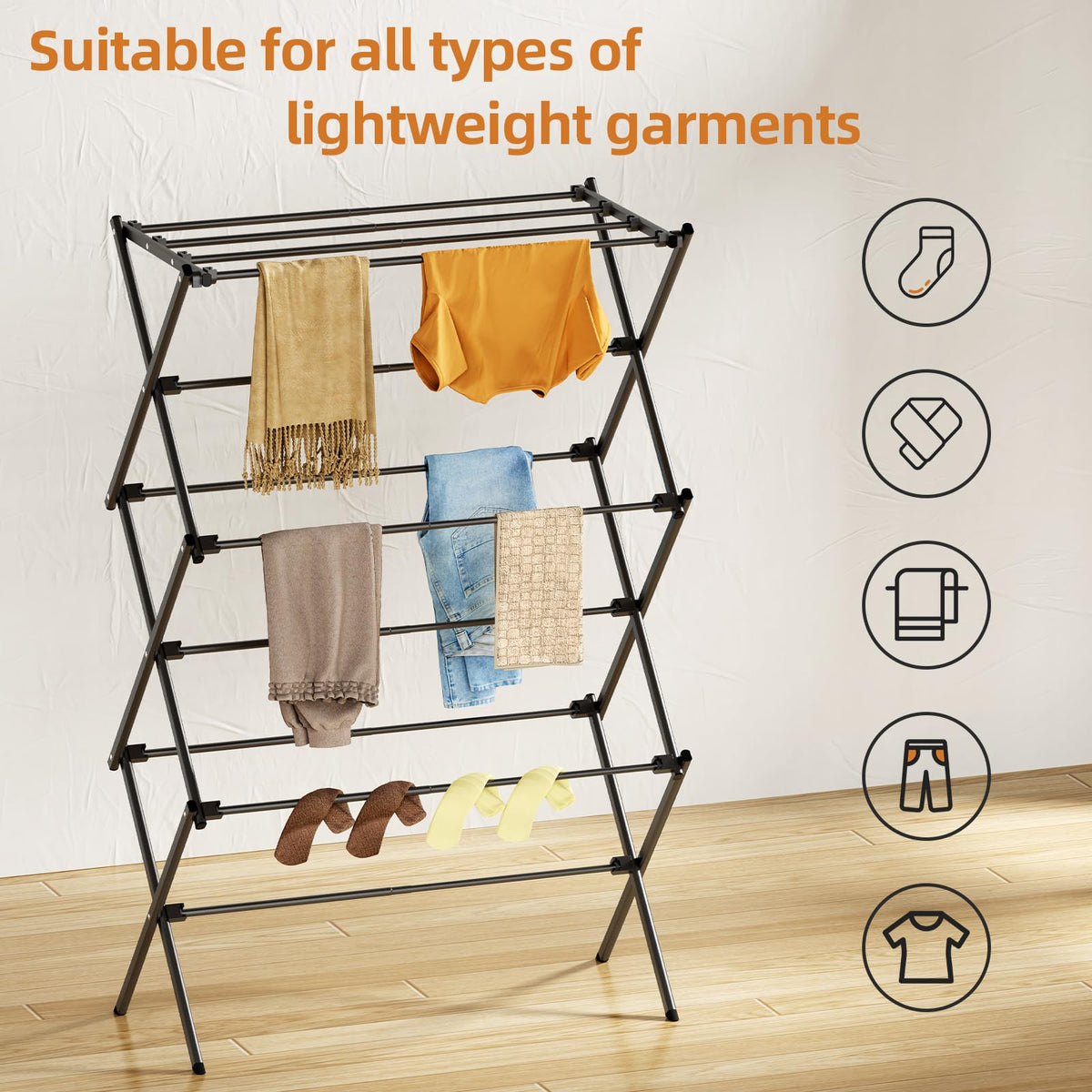 FILROUG fold-and-go rack assembles in minutes with clear instructions.