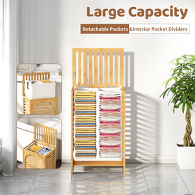 FILWH sturdy bamboo frame resists daily use and maintains shape.